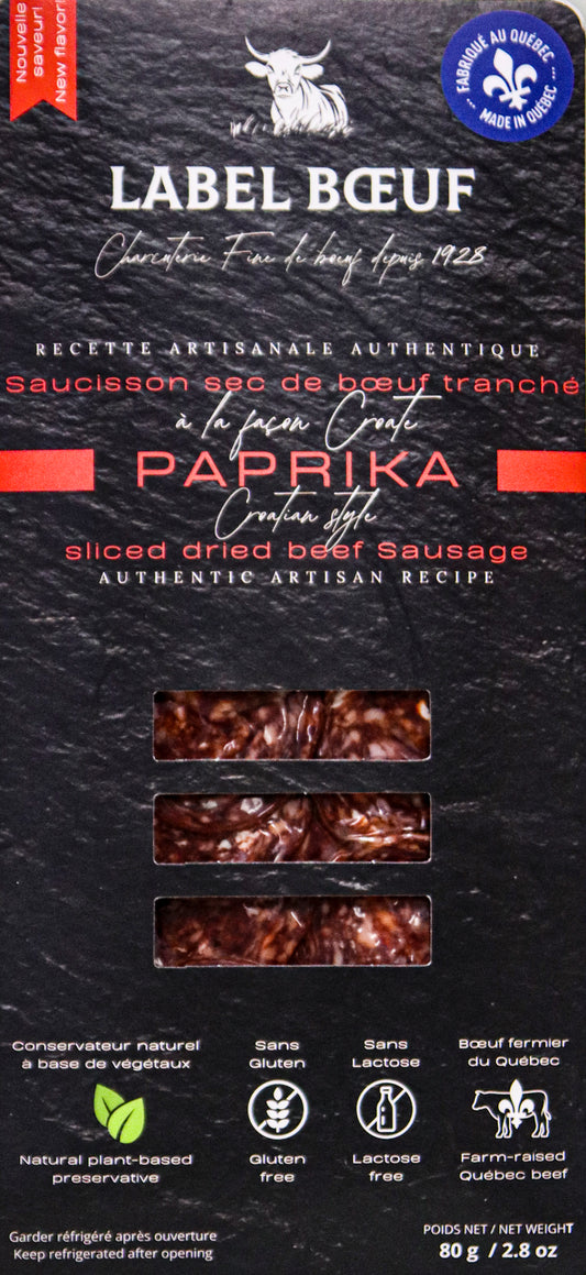 Saucisson sec de Boeuf: Paprika