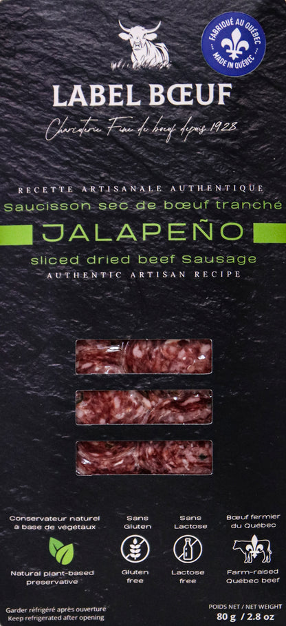 Saucisson sec de Boeuf: Jalapeno